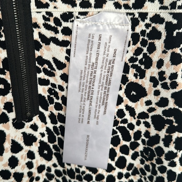 New! BCBG MAXAZRIA leopard bandage dress S - Picture 8 of 13